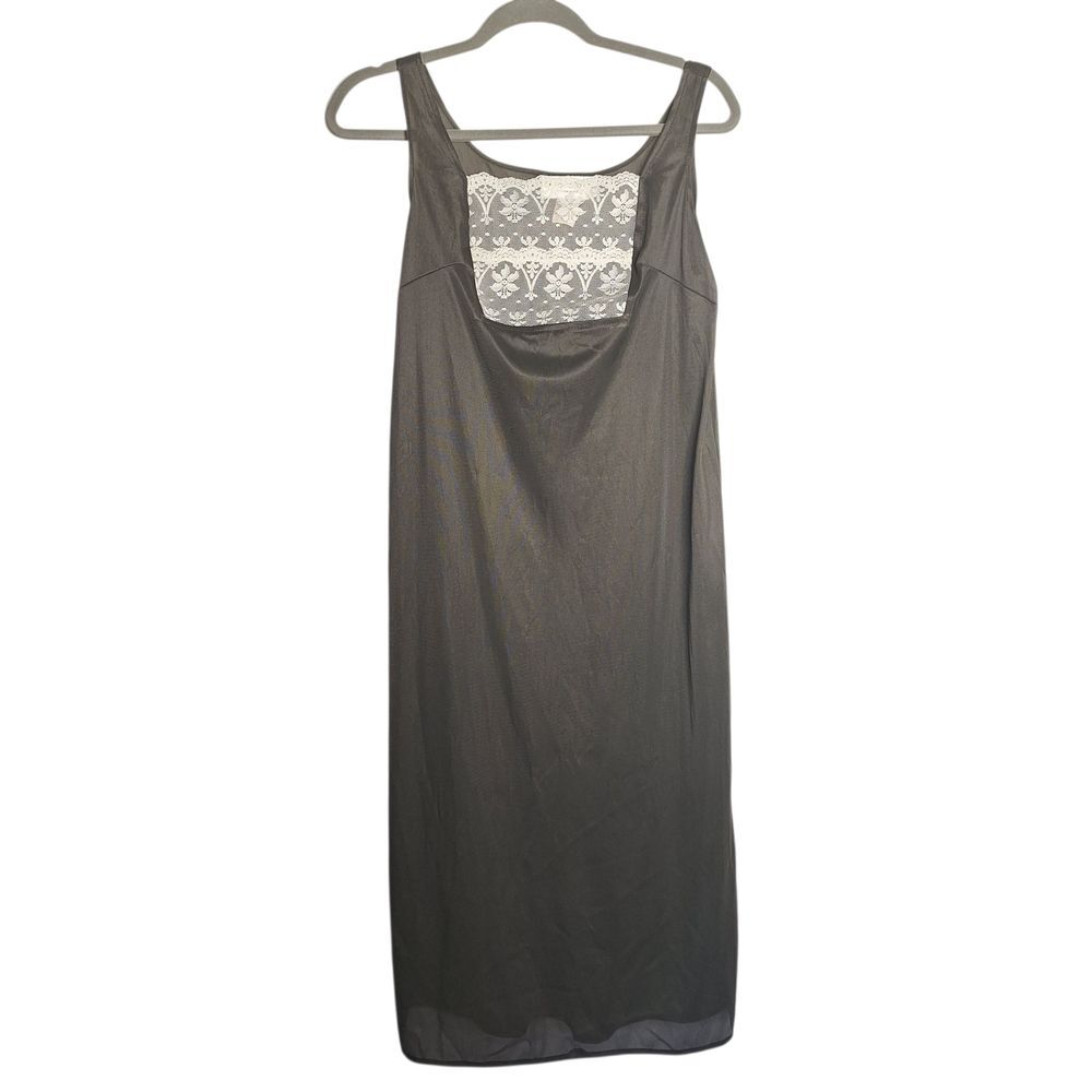 Danny & Nicolent Lace Slip Dress Sleeveless Victorian Small P Womens